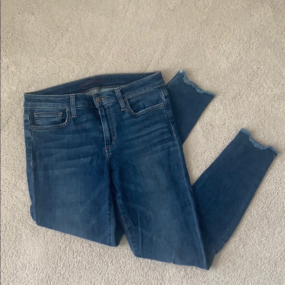 Joe’s Jeans skinny raw hem jeans sz 27 like new